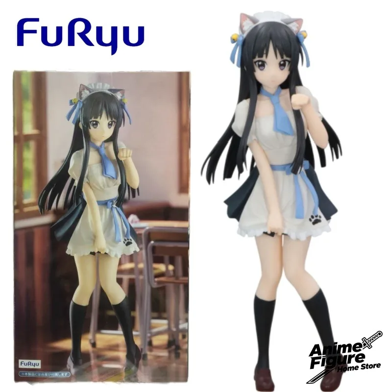 

100% оригинал в наличии Furyu K-On Trio Try It Akiyama Mio аниме персонаж игрушка модель настольные украшения коллекция подарки