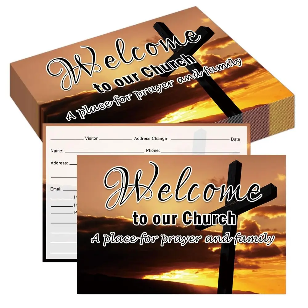 50pcs-writable-area-welcome-visitor-postcards-thoughtful-handwritten-blessings-creative-greeting-cards-portable-creative-design