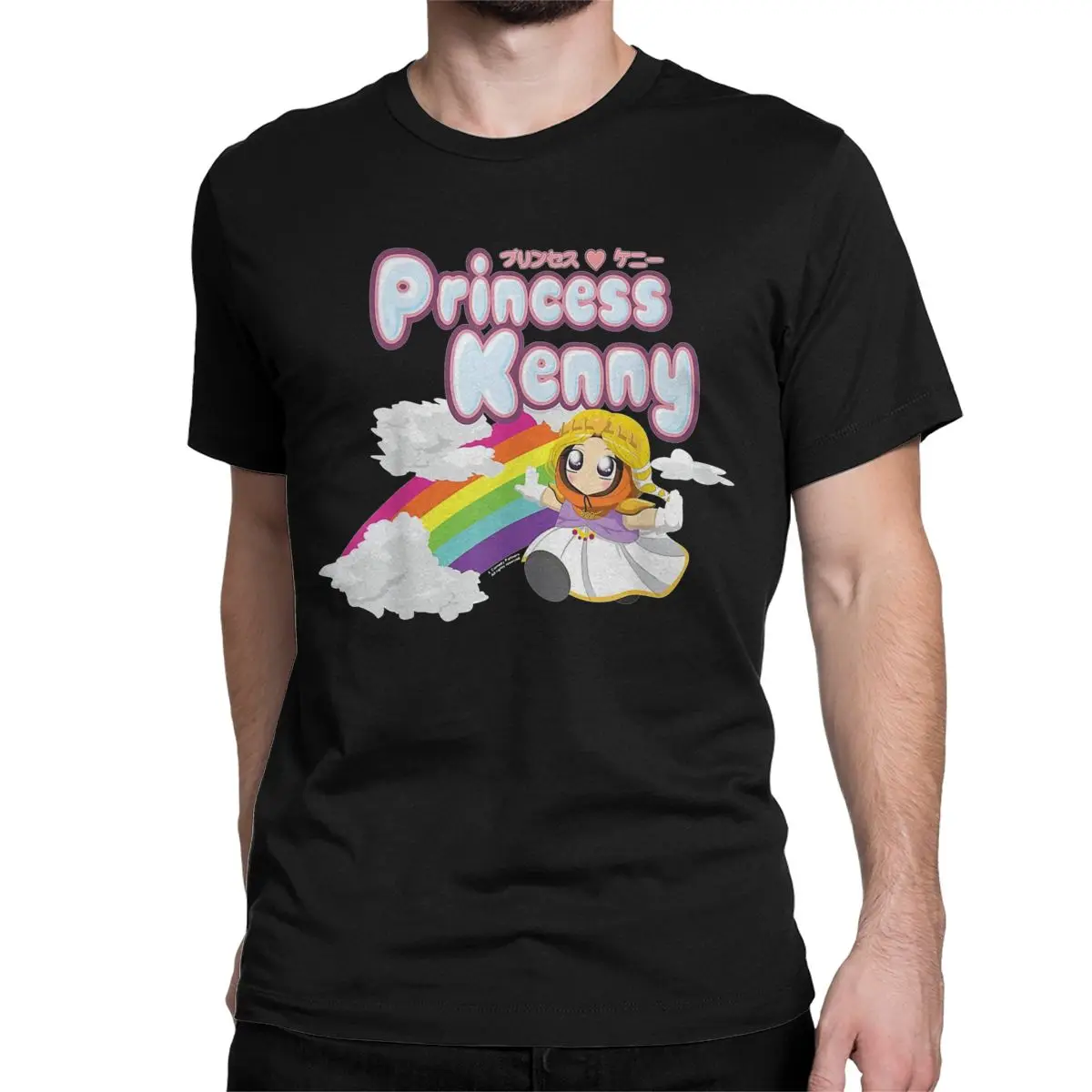 Humorous Princess Kenny Southpark Cartoon T-Shirts for Men Women Round Neck 100% Cotton T Shirt Short Sleeve Tee Shirt  Clothing