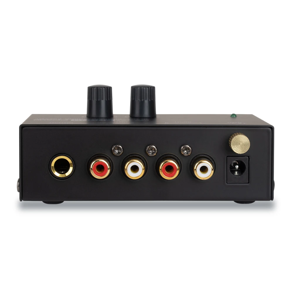 Phono Preamp Preamplifier Headphone Preamplifier Microphone Enlarge Mixer with Level Volume Control for Vinyl Turntable