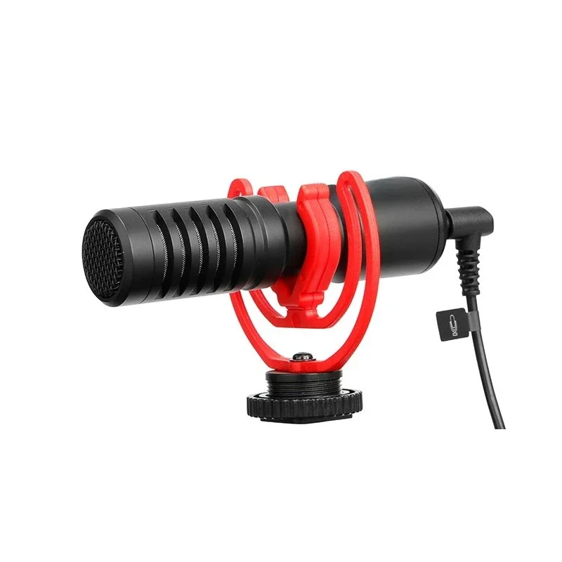 

SLR microphone, external microphone, mobile phone camera, pointing to live broadcast radio vlog noise reduction