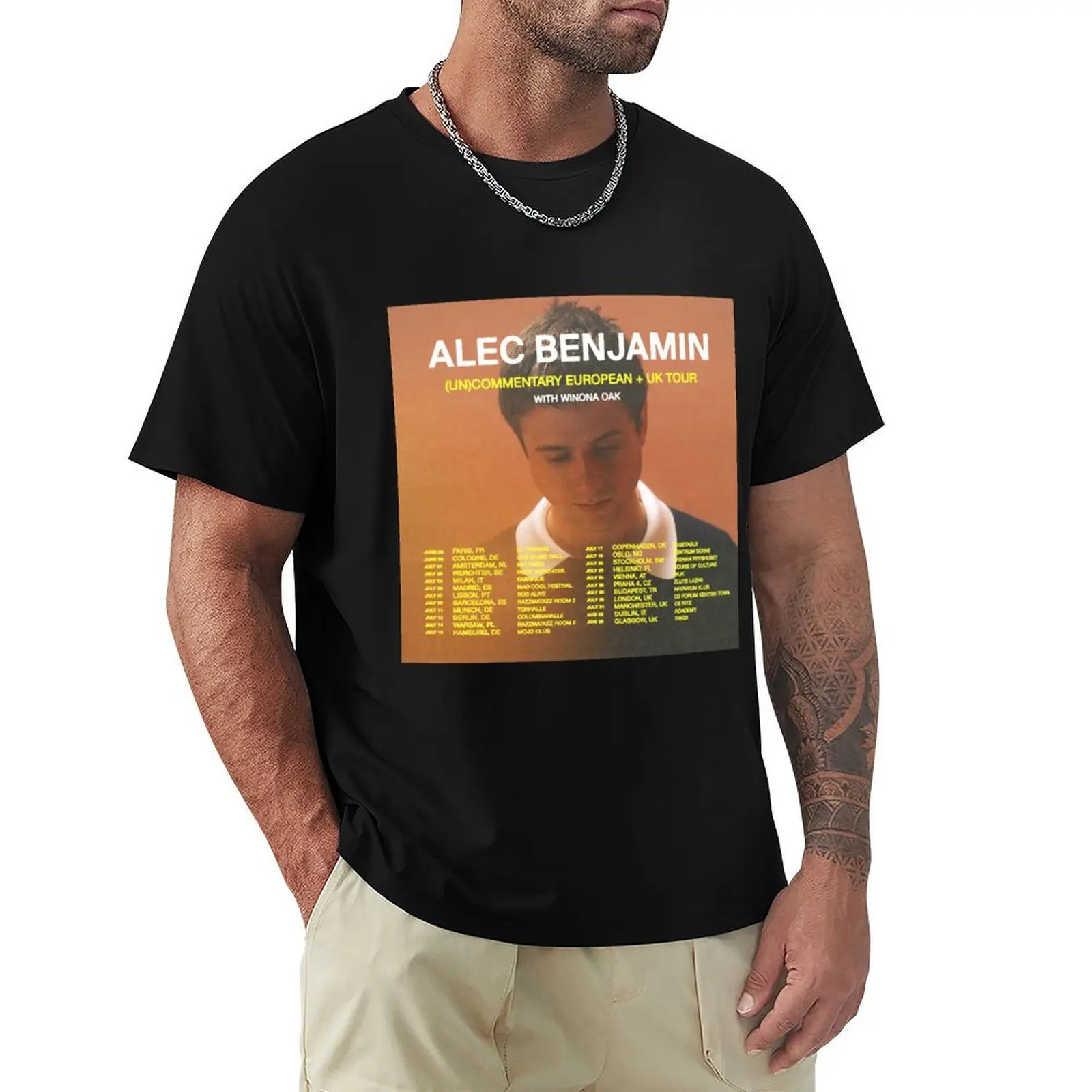 

Alec EU + UK tour 2022 T-Shirt Big and Tall Loose Fit T-Shirt