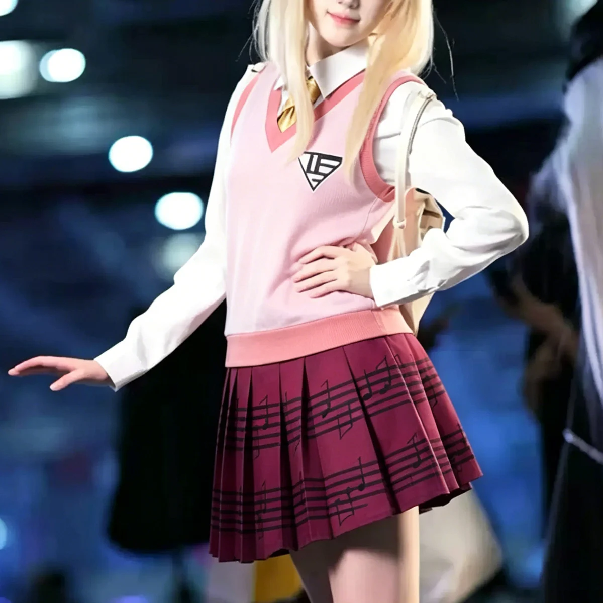 Danganronpa V3 Cosplay Kaede Akamatsu JK Schuluniform Cosplay Halloween-Kostüm