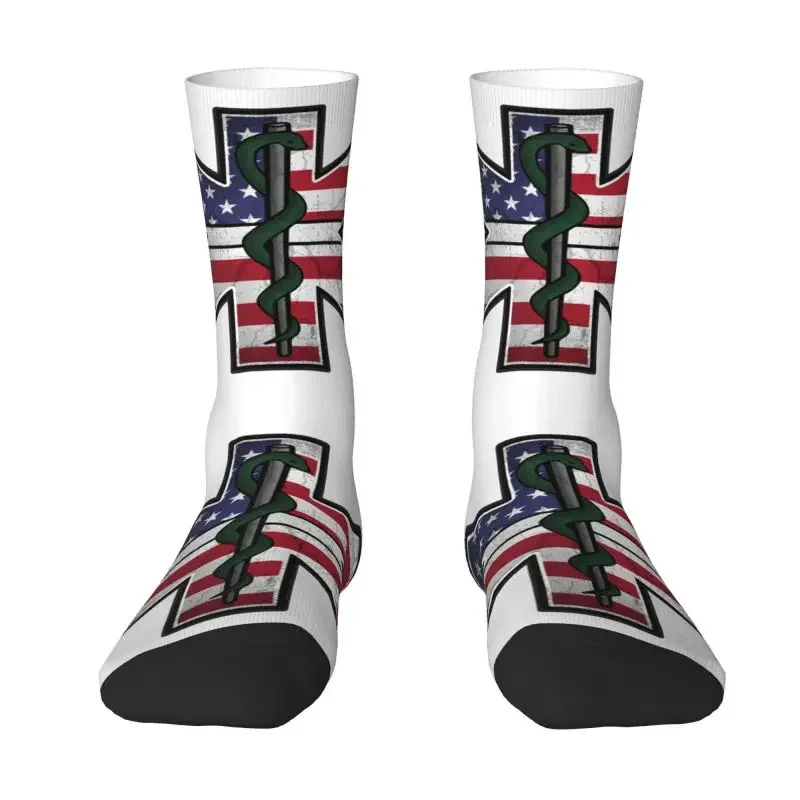 

Life Dress Socks Mens Womens Warm Funny Novelty Emt Crew Socks