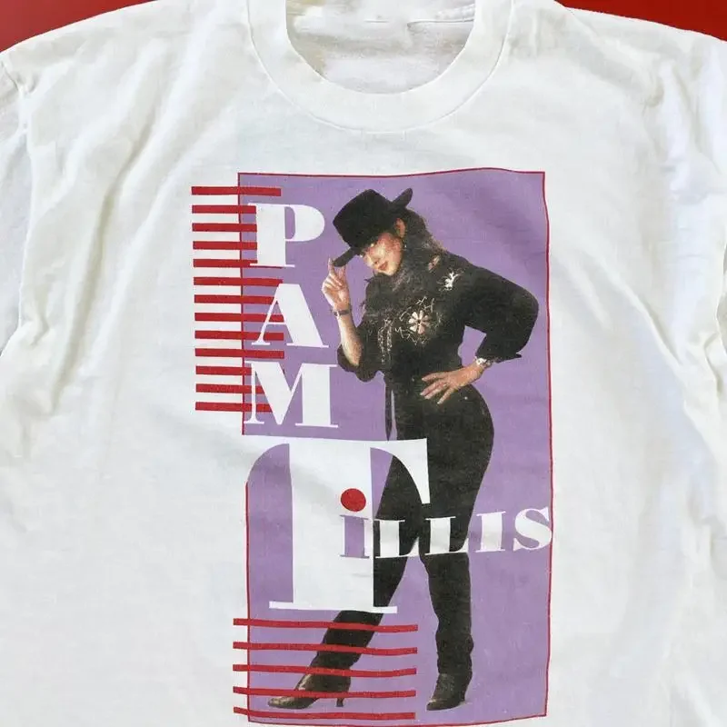 1990 Pam Tillis Don'T Tell Me What To Do White All Size T Shirt