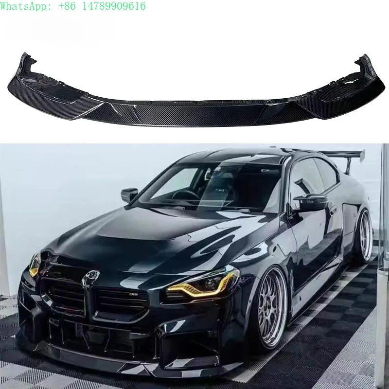 Full Custom Build With Old-to-new Body Kit ConversionG87 M2 R44 Style High Quality Carbon Fiber Front Lip Front Bumper Lip Split