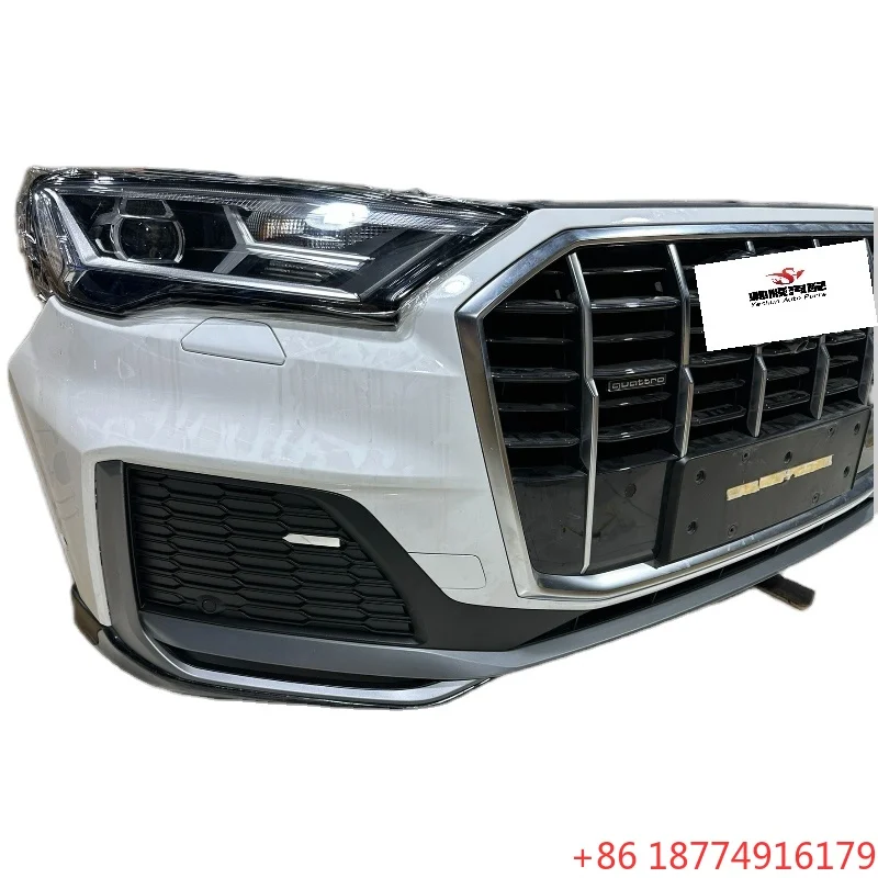 

Original Accessories Q7 Bumper Body Kit Radiator LED Lights with Grille Bumper