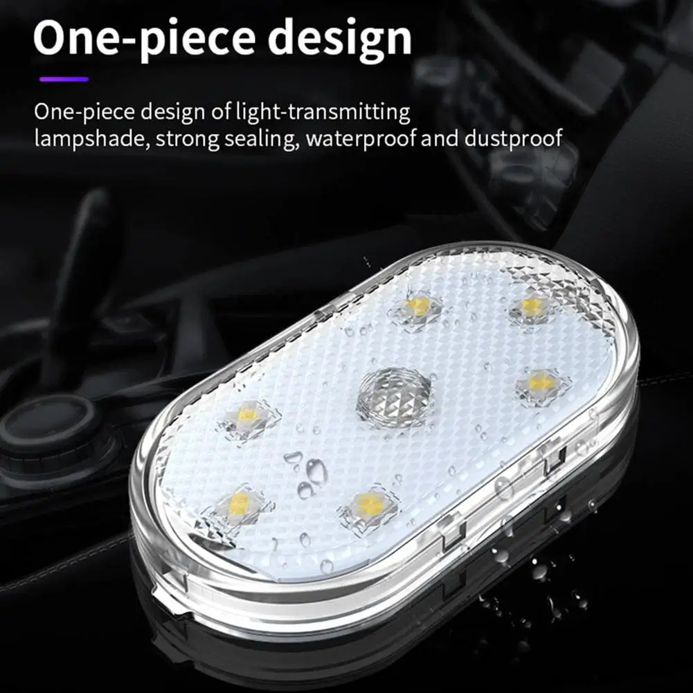 Car Roof Light Reading Light Ambient Light LED Touch Sensor USB Charging Emergency Light Upgraded Version - view 4