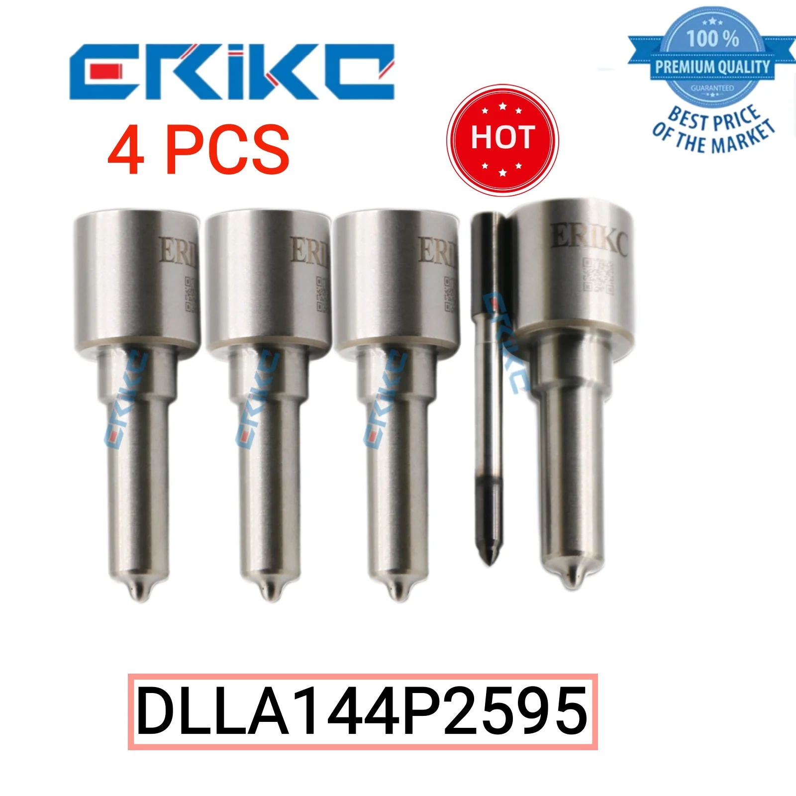 

4 PCS DLLA144P2595 Diesel Engine Nozzle DLLA 144 P 2595 Fire Jet Spray Nozzle DLLA 144P2595 Original Common Rail Nozzle