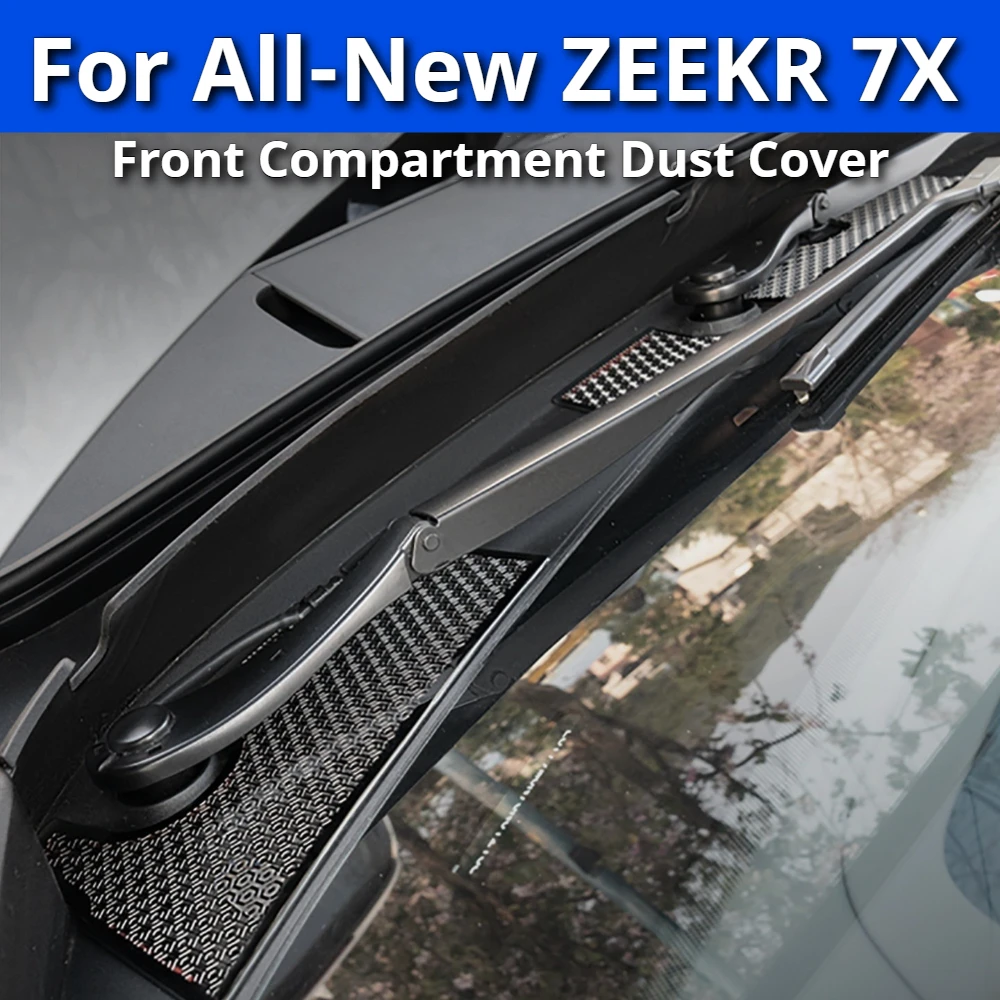 For All-New ZEEKR 7X Engine Hood Vent Cover, Durable Insect Proof Net, Air Inlet Anti-clog Car Modification Accessories