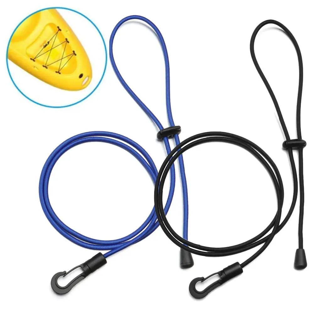 3 Colors Tool Outdoor Canoe Rope Holder Satety Fixed Ropes Kayak Paddle Leash Fishing Rod Tether