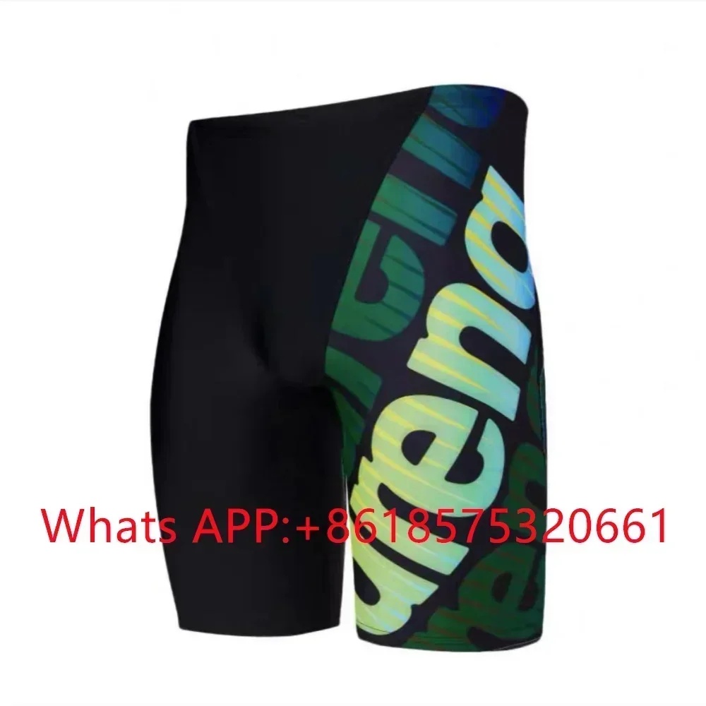 2023 Men's Performance Jammers Swimsuit Swimming Trunks Athletic Training Swimwear UV Protection Contest Sports Rash Guard Pants