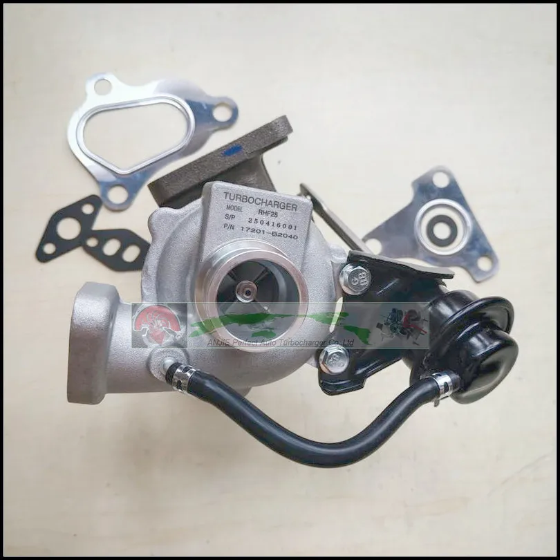 Turbo RHF25-VQ54-080 VQ54 RHF25 17201-B2040 Turbocharger For Daihatsu Atrai S321G S331G 64HP KF 3CYL 12V 17201B2040 17201 B2040