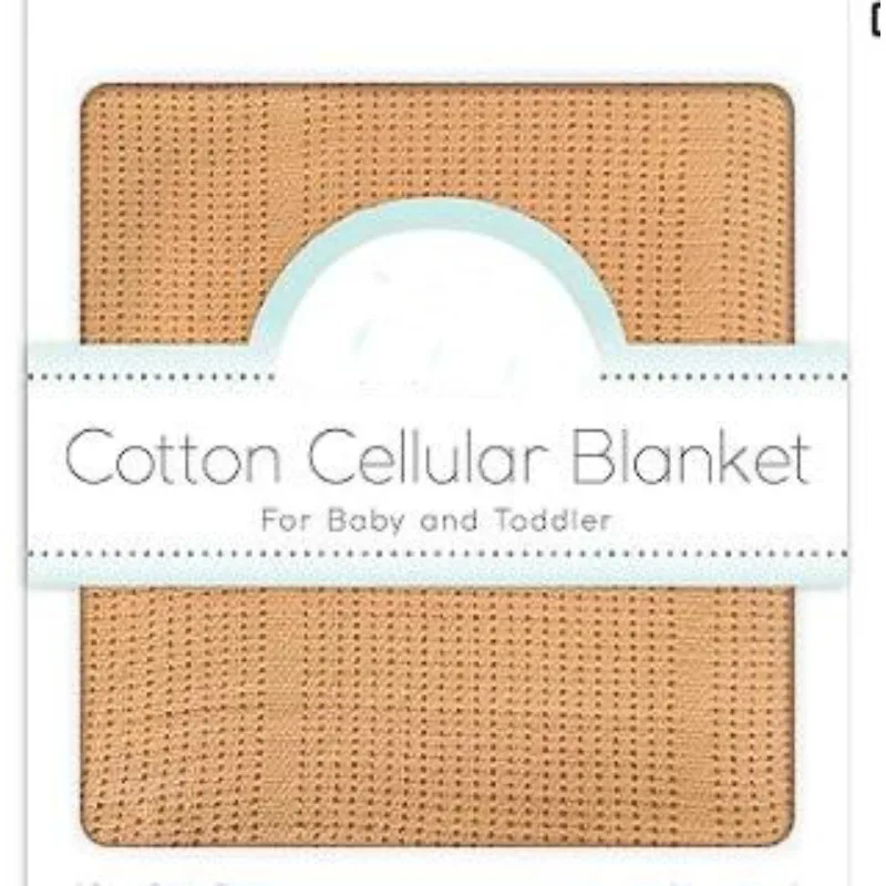 

Хлопковое детское одеяло, дышащее пеленание, ультрамягкое вязаное одеяло сотовой вязки, остается아,для новорожденных,mantas para bebé