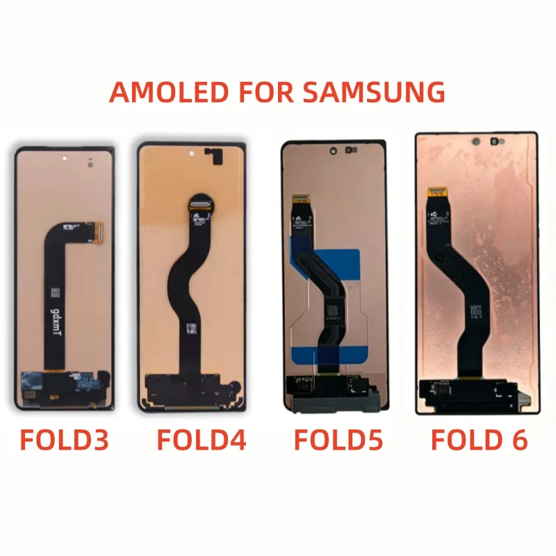 External Screen For Samsung Z Fold 3 4 5 6 Original Small Screen Replacement Parts F926B F936 F946U F956B/DS Outter Screen