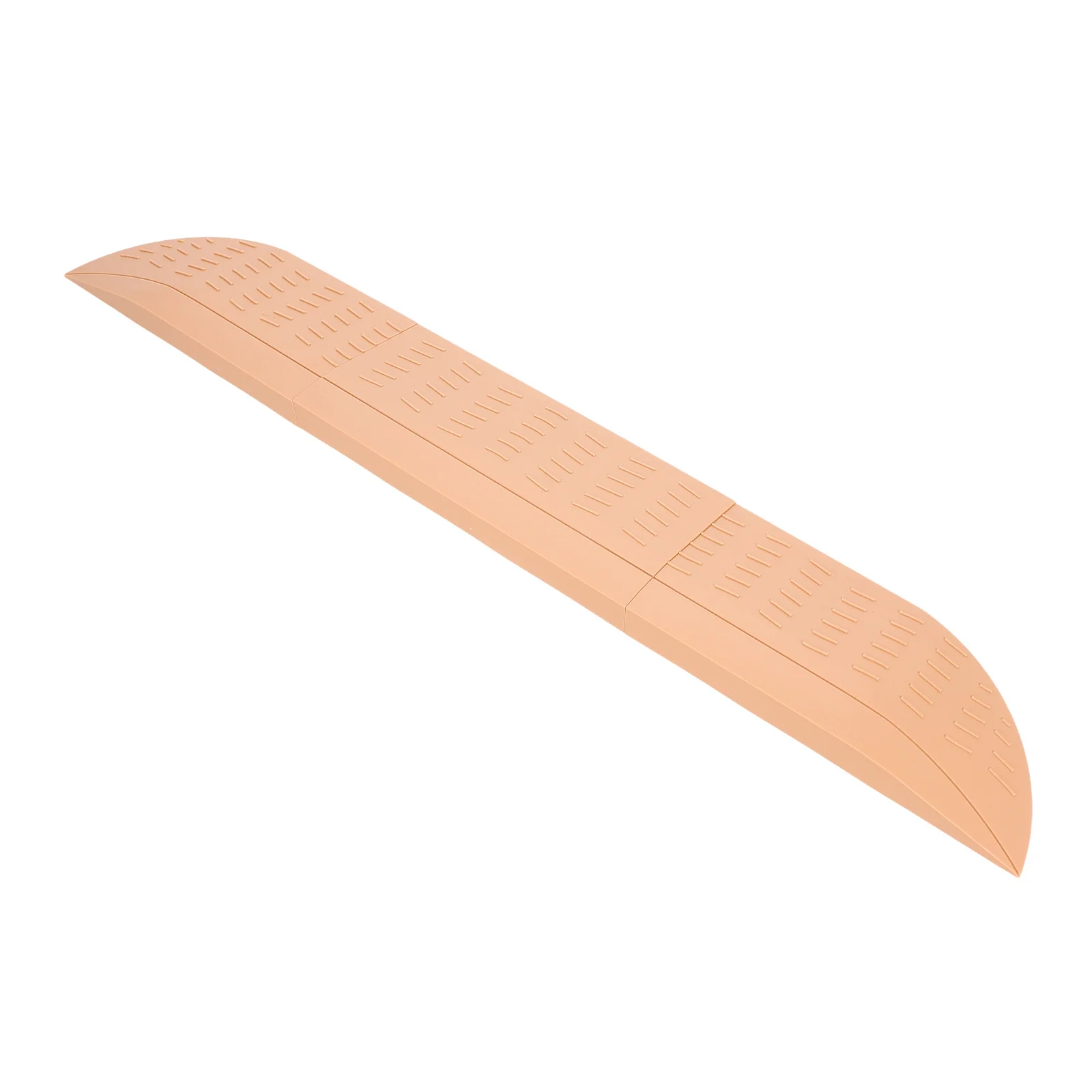 

Silicone Threshold Ramp for Robot Vacuum Beige Smooth Transition Ramps for Doorways Wheelchair Scooter and Home Use