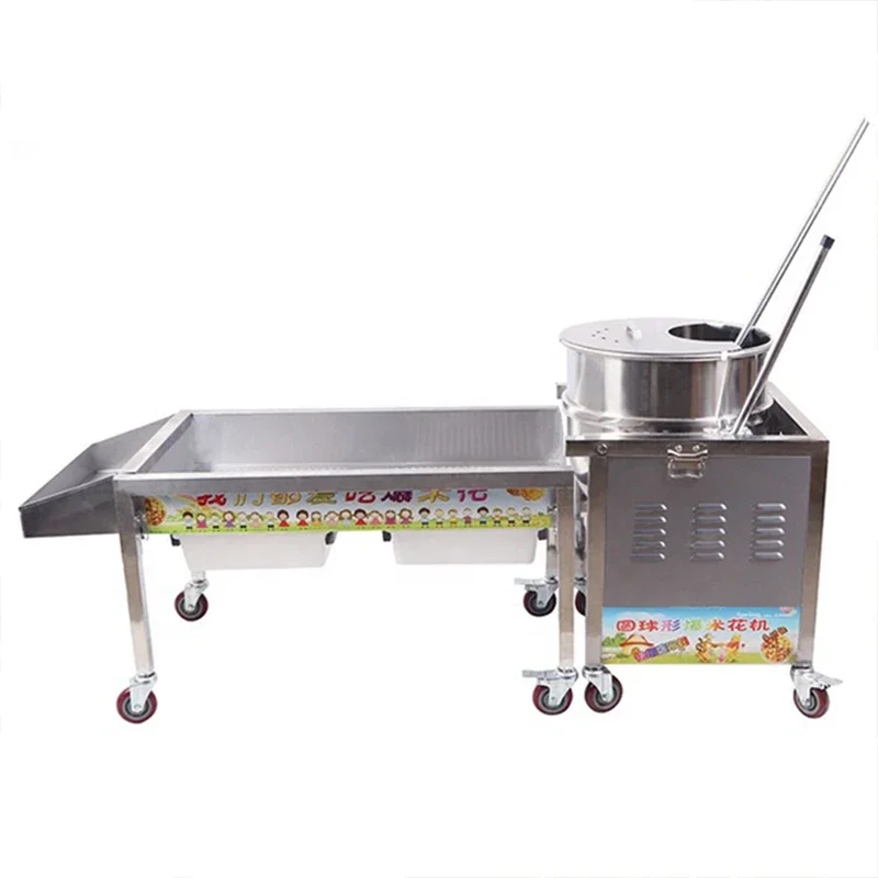 Caramel popcorn making machine Kettle corn popcorn machine for sale Industrial popcorn machine