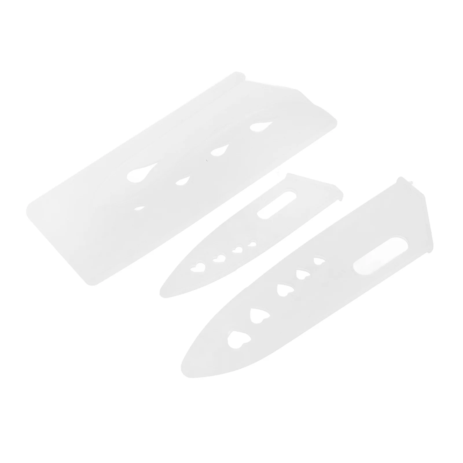 

3pcs Knife Protection Clear Plastic Chef Covers Storage Pouch Sleeve For Kitchen Knives