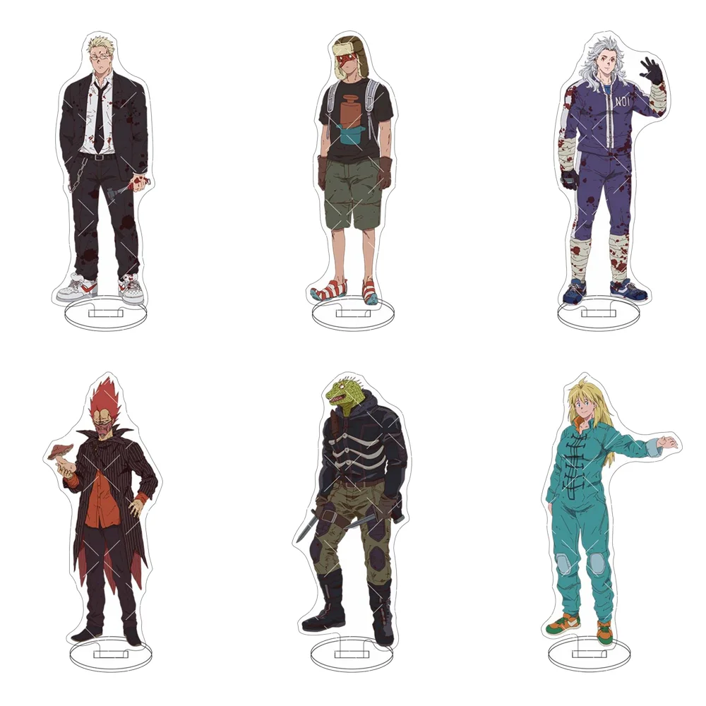 15cm New Anime Dorohedoro Season2 Keychain Acrylic Stand Model Figure Character Gifts Decoration Accesorios Goods