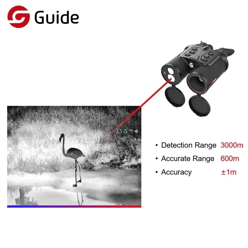 Guide TN650 Thermal Imaging Night Vision Binocular Night Vision Thermal Camera Thermal Infrared Binocular for Outdoor Hunting