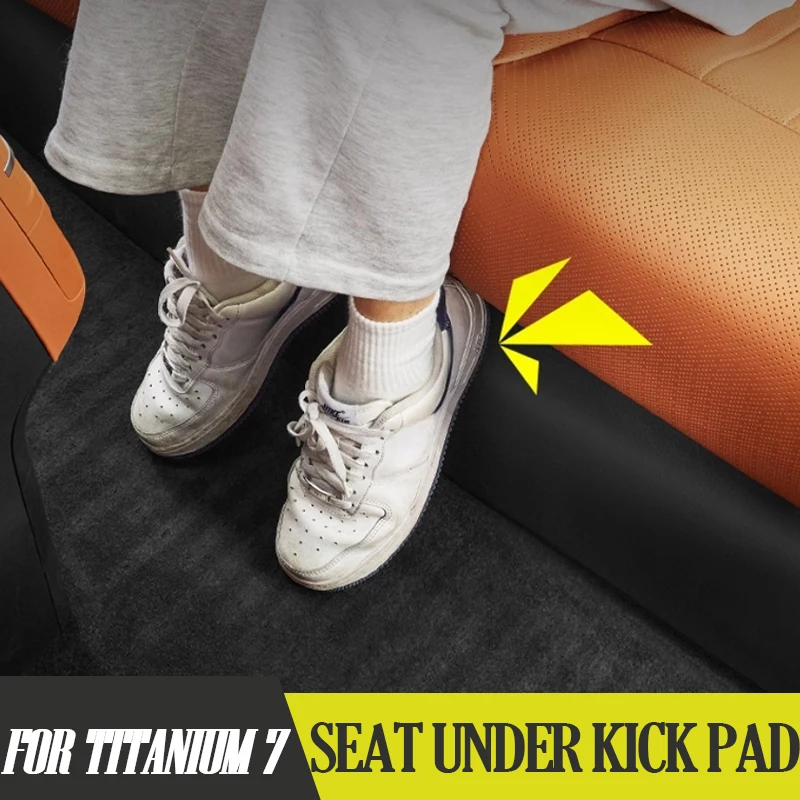 

Rear Seat Under kick Protection Pad for BYD Leopard 7 Titanium 7 Anti-Scratch Anti-Wear Leather Interior Accessory
