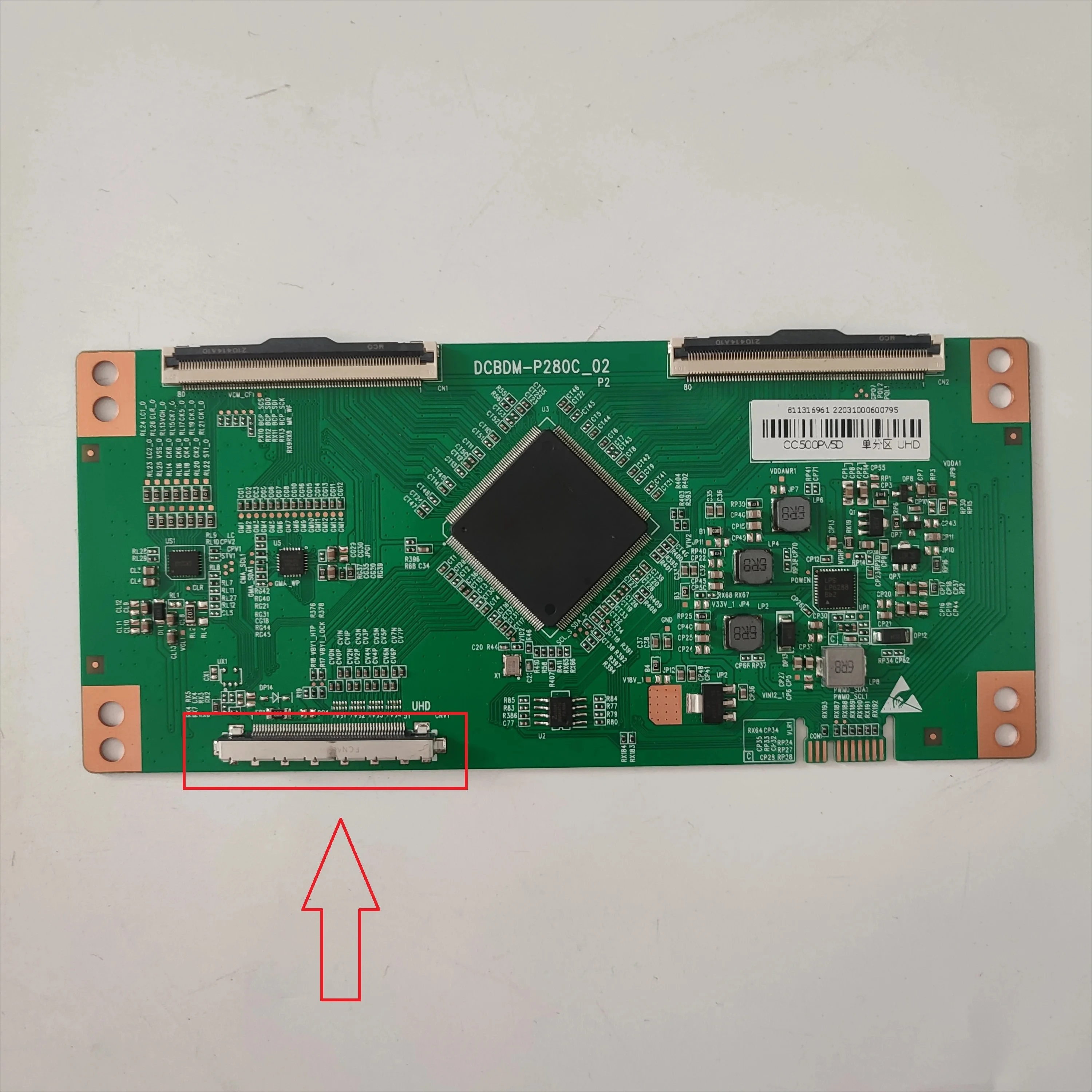 

DCBDM-P280C_02 CC500PV5D T-Con Board is for TV Logic Board Parts
