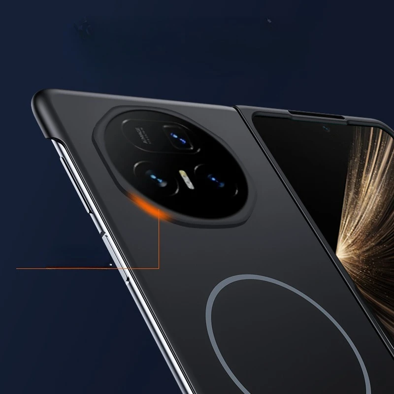 Für Magsafe Ultra Thin Case für Honor Magic V6 V5 Vs3 V3 Vs2 V2 Frosted Hard PC Wireless Charging Back Cover Shell – Detail 2