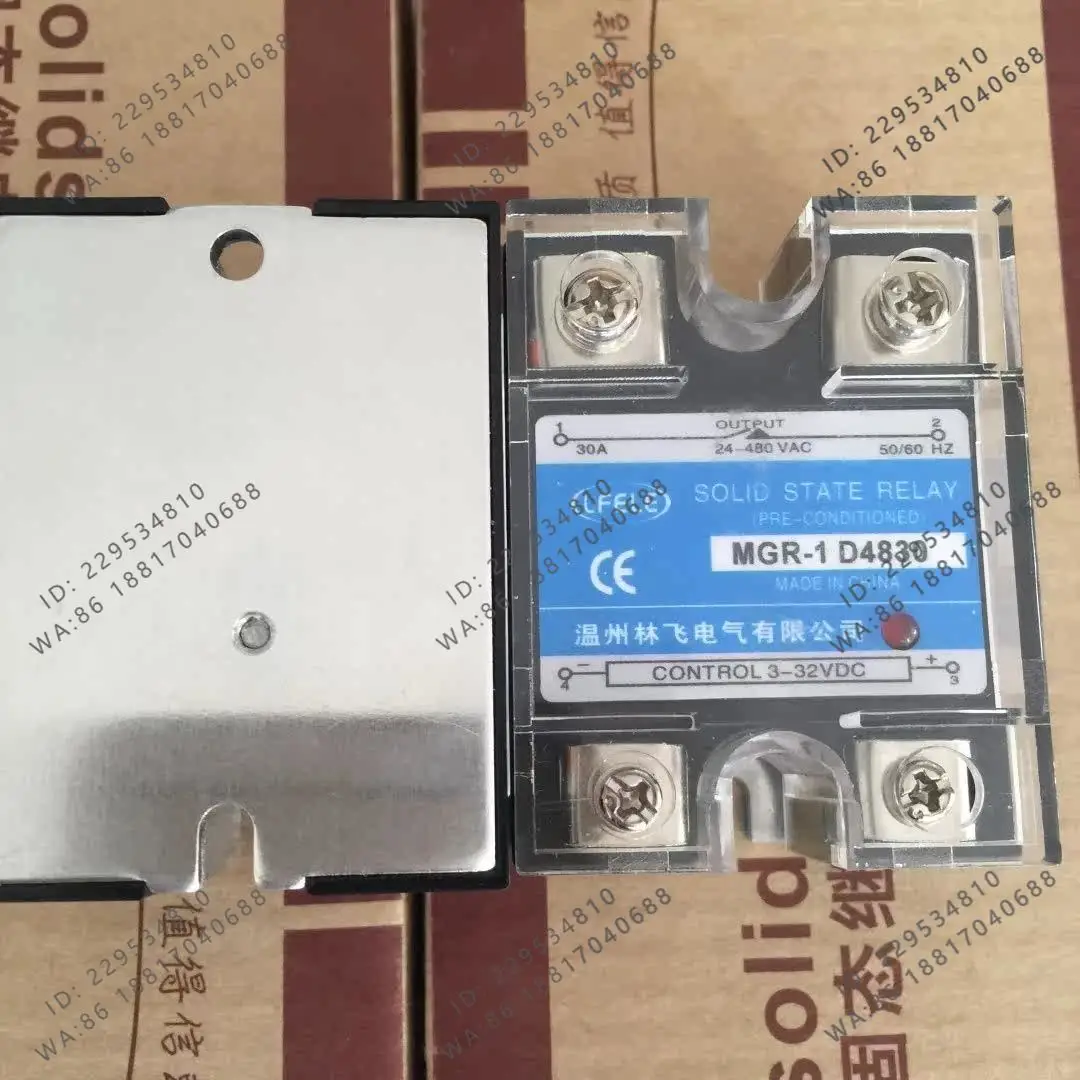SSR-30DA Single Phase Solid State Relay MGR-1 D4830 DC Control AC DC-AC