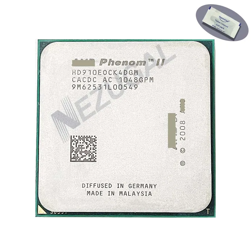 

Phenom II X4 910E X4-910E HD910EOCK4DGM HD910EOCGMBOX 2.6 Ghz Quad Core 2M 65W Socket AM2+ Socket AM3 CPU processor