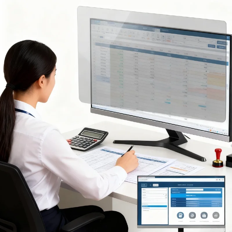 24-Inch Computer Monitor Privacy Screen – Removable Blue Light Filter, 16:9 Widescreen, Scratch-Resistant and Eye-Friendly