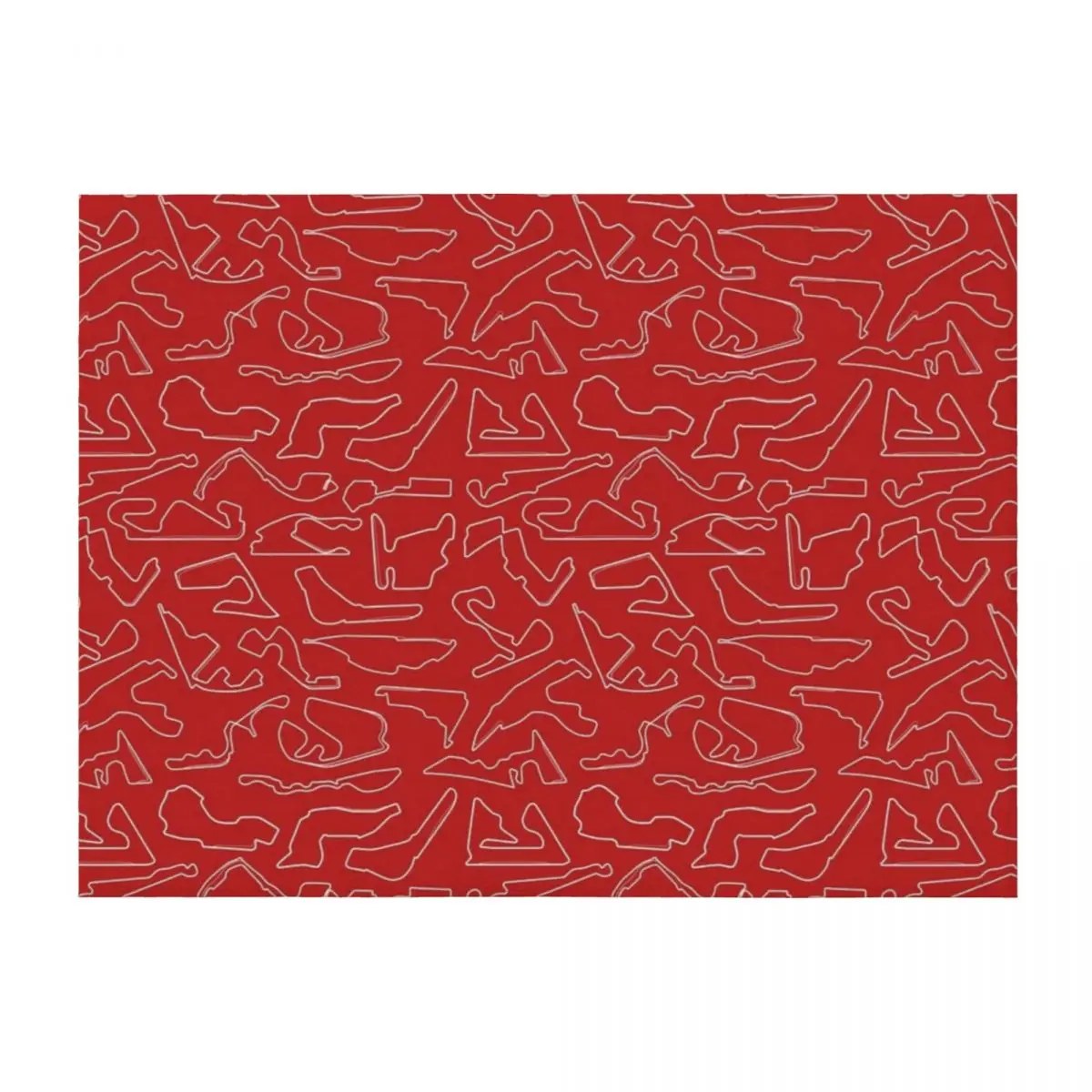 

2022 Circuits Pattern (Red BG) Throw Blanket Decorative Sofa Beautifuls Sofa Throw Luxury Designer Blankets