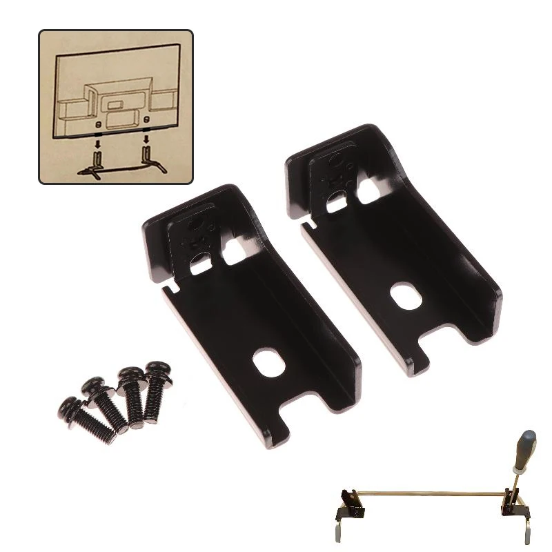 

1 пара кронштейнов подставки для телевизора, подходит для деталей док-станции для телевизора KDL-32 42 50 55 Вт 650A 680A 700B 800B 600A