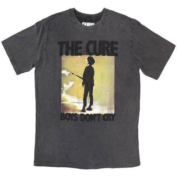 Top THE CURE Rock Band Boys Don't Cry American Casual Short-Sleeved T-Shirt Suitable for Both Men and Women