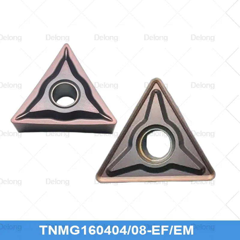 

High Quality TNMG1604 TNMG160404 TNMG160408 EF EM Carbide Turning Insert For Stainless Steel Parts And Steel