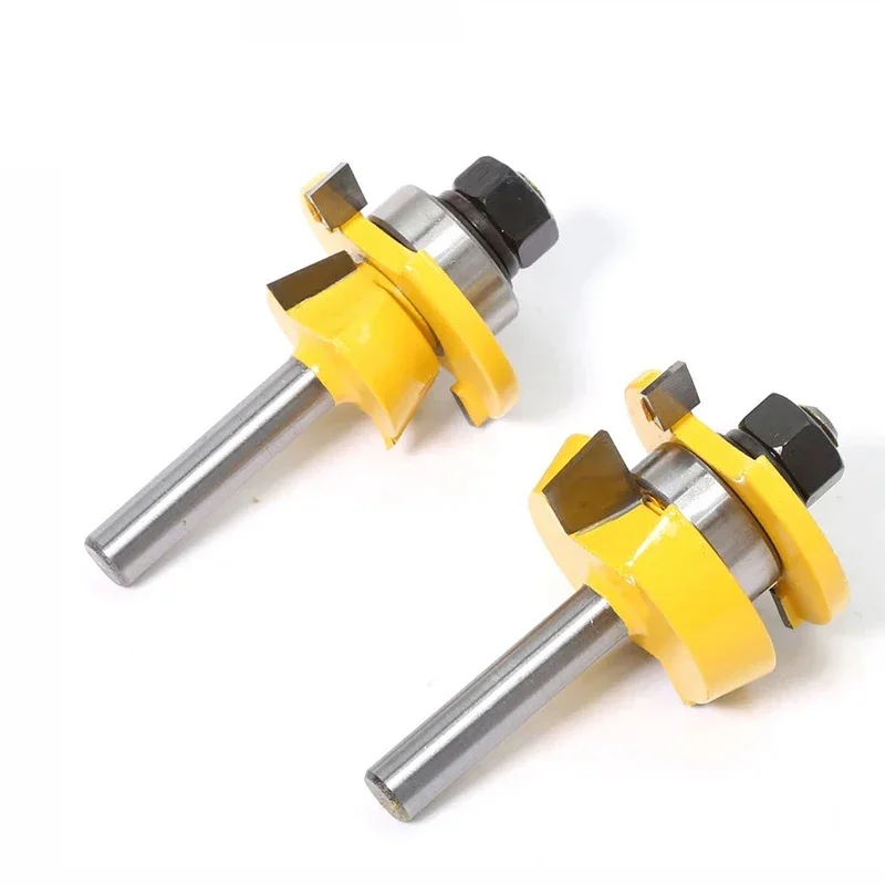 2pcs 8mm Stile & Rail Set-Ogee Router Bit Set Tenon Woodworking Milling Cutter Tungsten Carbide Cutters for Wood