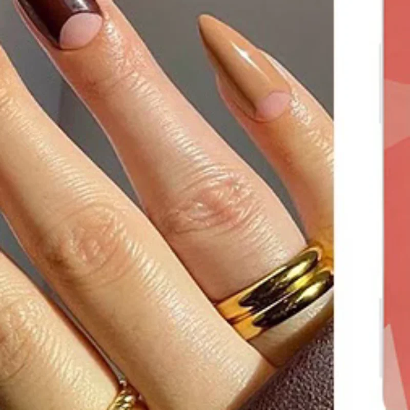 440/550pcs Clear Acrylic Long Fake Nails Capsules Almond French Coffin Full Half Cover False Nails Artificial Nail Soft Gel Tips