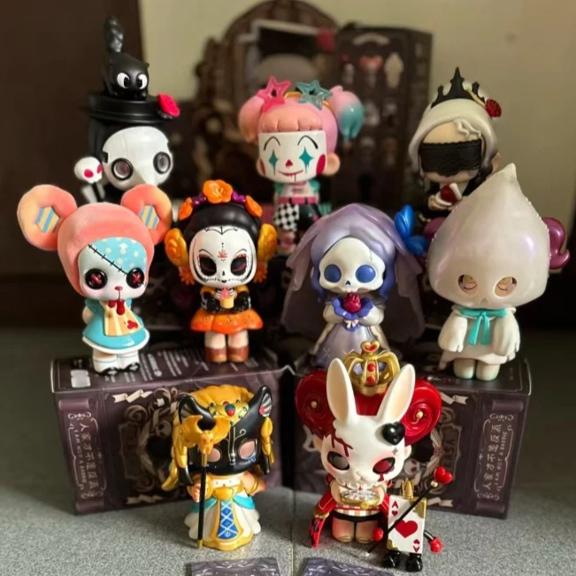 كاسا أنا لست شخصيات بادي صندوق أعمى لعب جميلة فتاة صغيرة تمثال لطيف جمع نموذج ألعاب الدمى سطح المكتب الديكور الهدايا