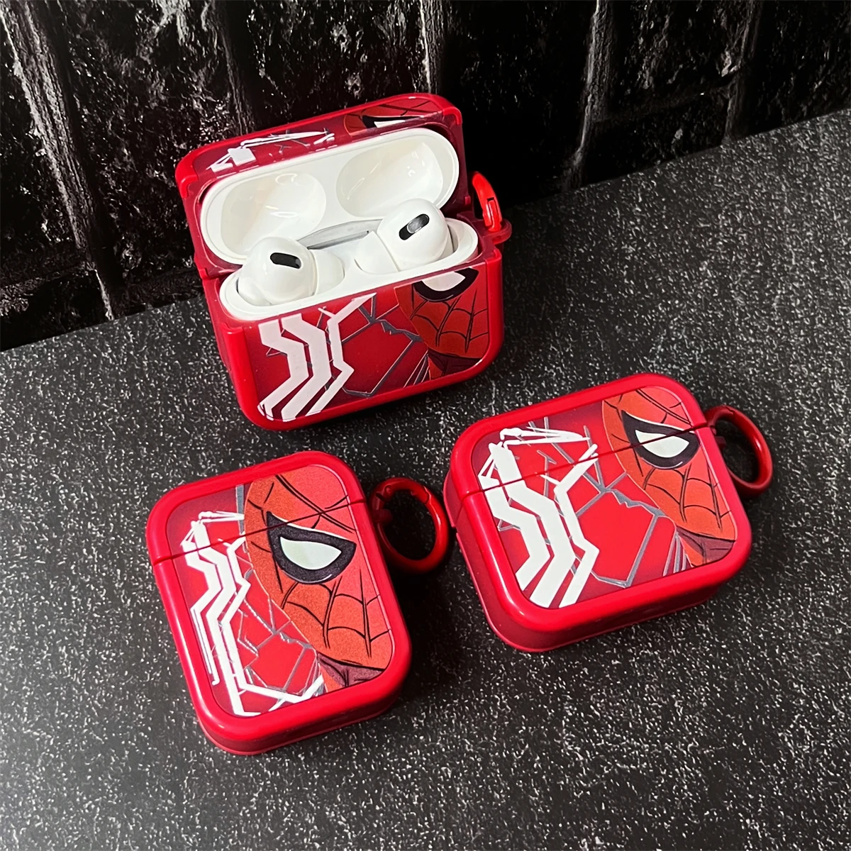 Cartoon Marvel Iron-man Earphone Case Cover For Airpods 1 Pro 2 3 Cool Spider Man Silicone Wireless Headphone Protective Shell