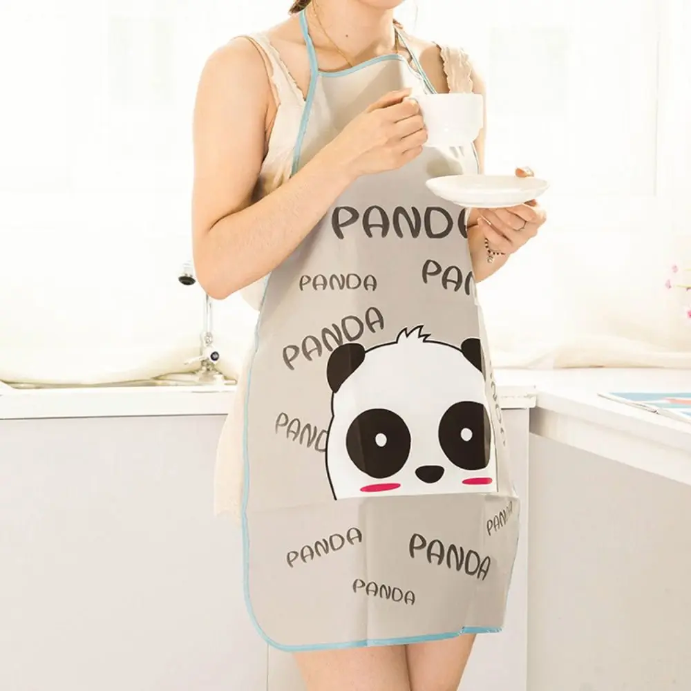 Unisex PVC Kitchen Cleaning Apron Sleeveless Waterproof Chef Apron Oil Resistant Work Clothes Home Kitchen