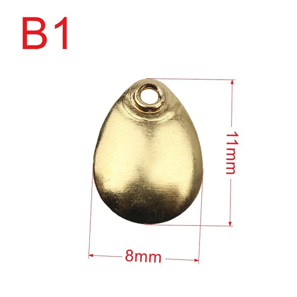 50 unids/pack anillos giratorios de pesca cuchillas Flattie atractor señuelo cuchara accesorios para equipos de accesorios de pesca