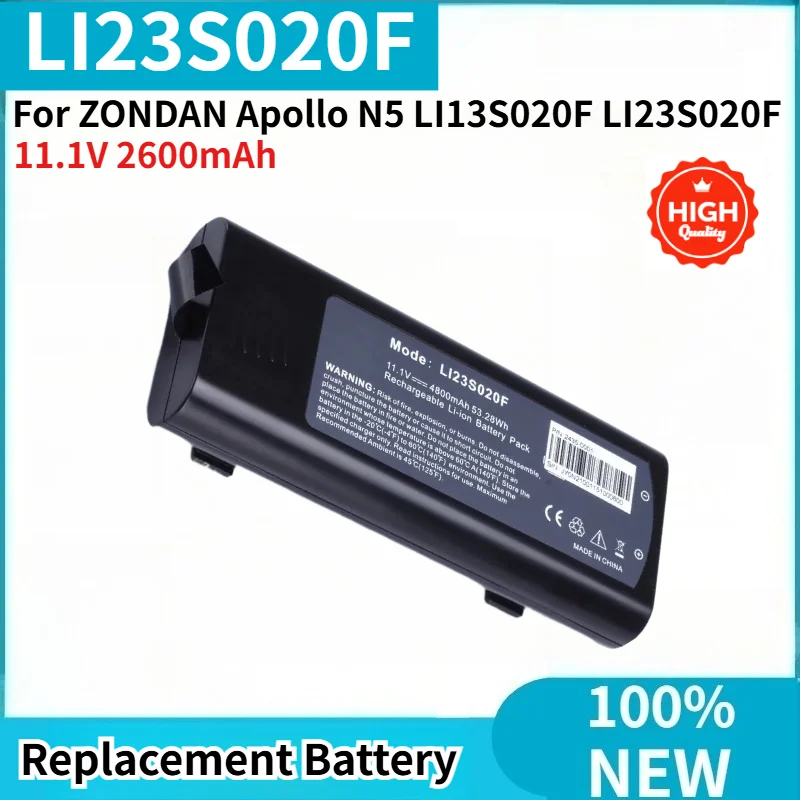 LI23S020F Battery for ZONDAN Apollo N5 LI13S020F LI23S020F High Quality Replacement Battery 11.1V 2600mAh
