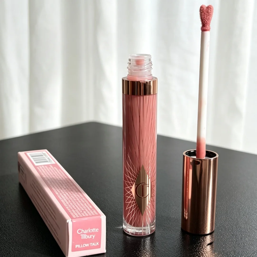 Charlotte Tilbury Kollagen-Lipgloss Lidschatten-Palette Wasserfester Öl-Puder Kompakt Langanhaltend Matt Feuchtigkeitsspendend Gesichts-Make-up