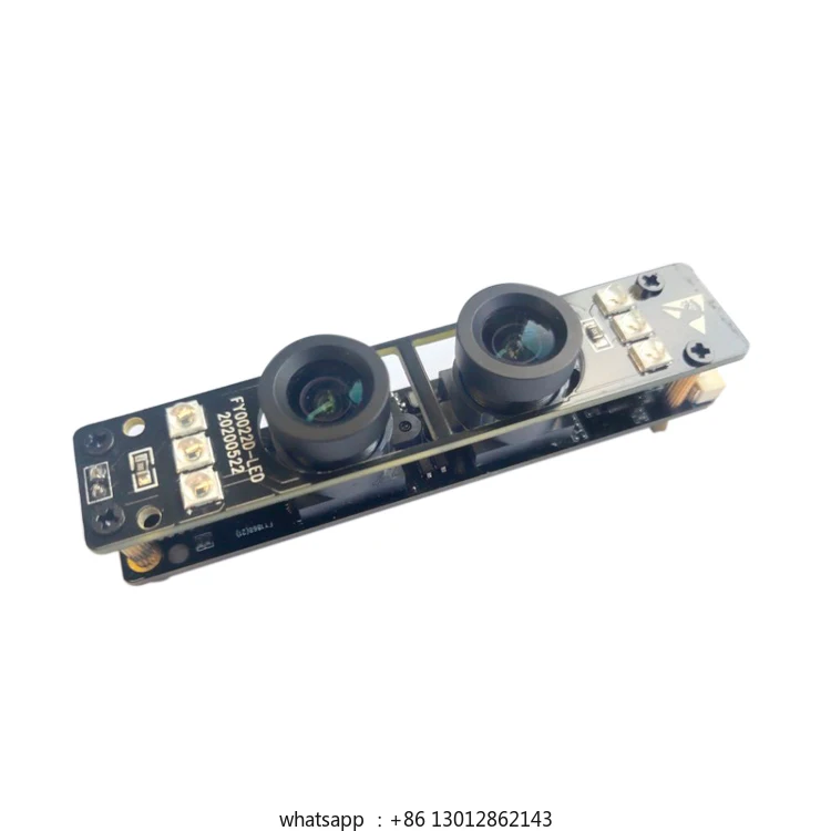 

2-миллионный модуль бинокулярной камеры высокой четкости 1080P, физическое широкое динамическое распознавание лиц, обнаружение в прямом эфире, ИК + RGB