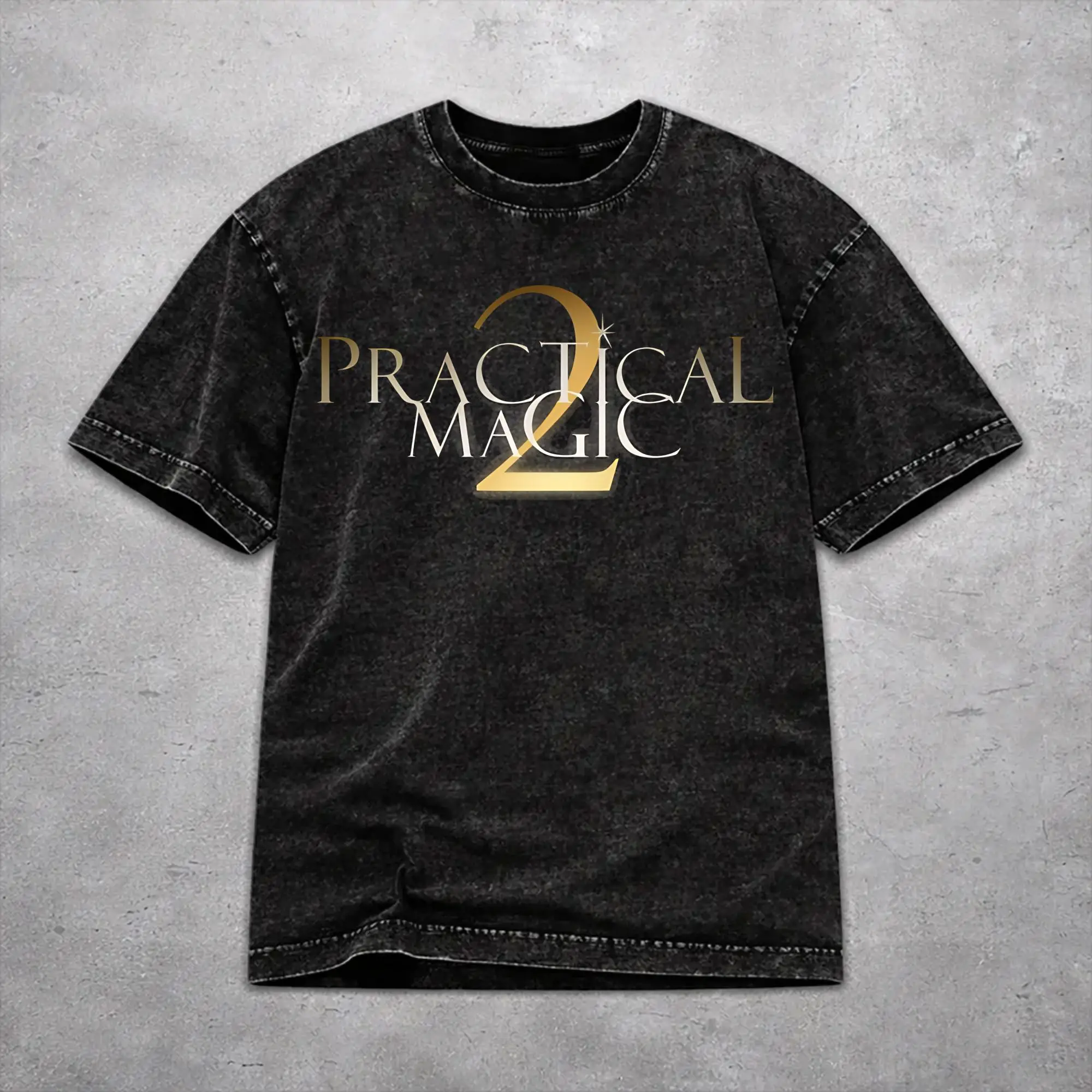 Fashion Women Men Practical Magic Witchcraft Wiccan Occult Moon Tee Shirt Cotton Washed  T Shirts Outfits