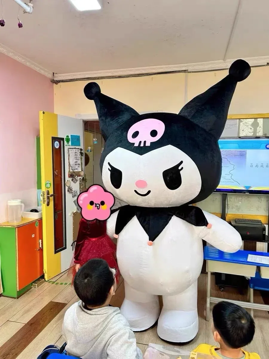 Miniso نفخ كورومي زي التميمة بلدي ميلودي تأثيري حفلة تنكرية للهالوين كرنفال عيد الميلاد الكبار تضخم وتتسابق