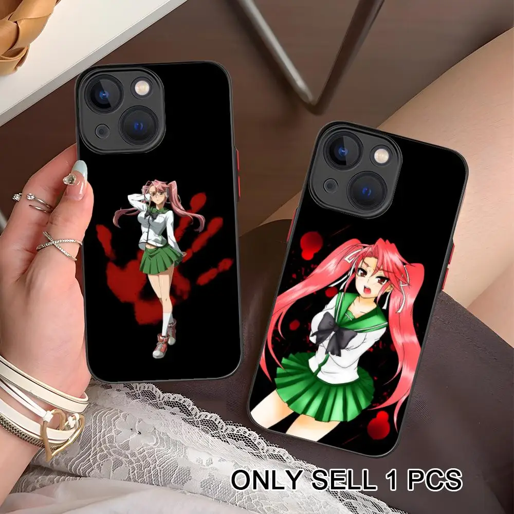 

Highschool Takagi Saya Phone Case for iPhone 17 16 15 14 13 12 11 X XR XS Air Pro Max Plus Mini Skin Feel Cover