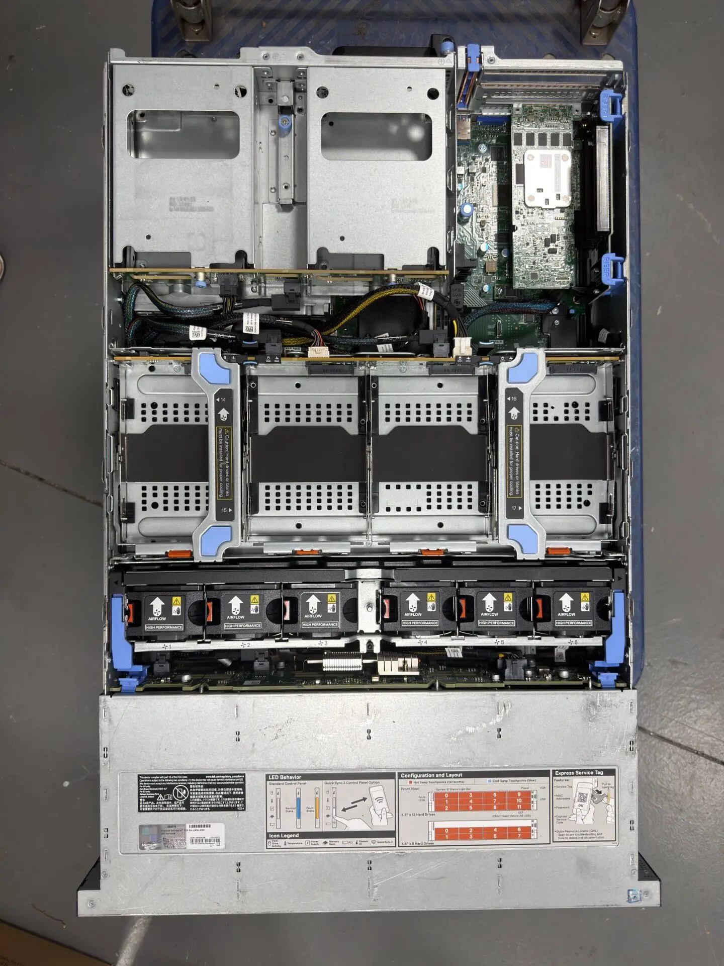 Suitable for PELCOM VideoXpert VX Storage v2 Dell R740xd 3.5-inch 18 bay dual 3647 DDR4 server