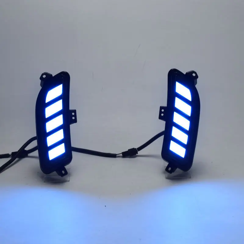 SAAR مناسبة لـ 15 موديلًا من Zhonghua V3 دليل ضوء LED خاص على طراز موستانج أضواء النهار الجري S