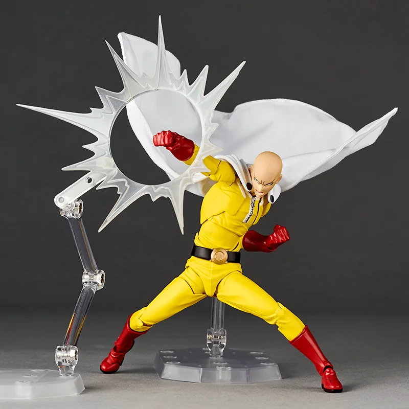 

Original Kaiyodo One-Punch Man Saitama Action Figures MODEL Toy Revoltech AMAZING YAMAGUCHI Anime Figure Collection Doll Gift