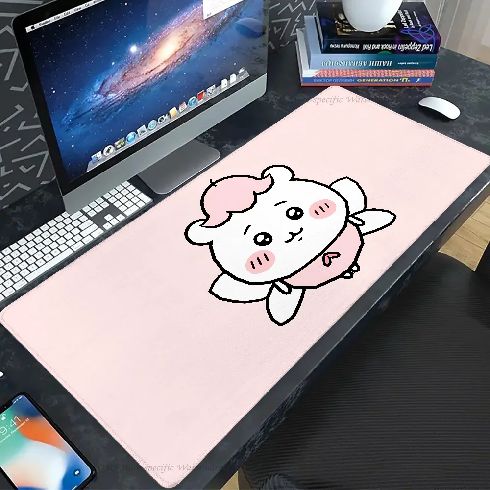 Anime C-Chiikawa Mousepad Large Gaming Mouse Pad LockEdge Thickened Computer Keyboard Table Desk Mat